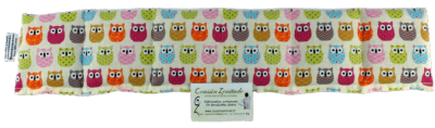 COUSSIN CERVICALE - BOUILLOTTE SECHE - MINI HIBOU COLOR