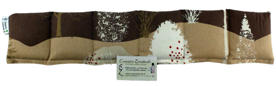 coussin bouillotte cervicale graine de lin biologique, à utilise