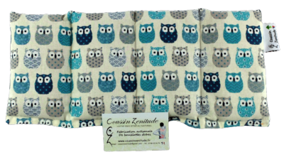 COUSSIN ZENITUDE - BOUILLOTTE SECHE - MINI HIBOU B