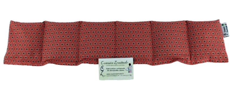 coussin bouillotte cervicale graine de lin biologique, à utilise